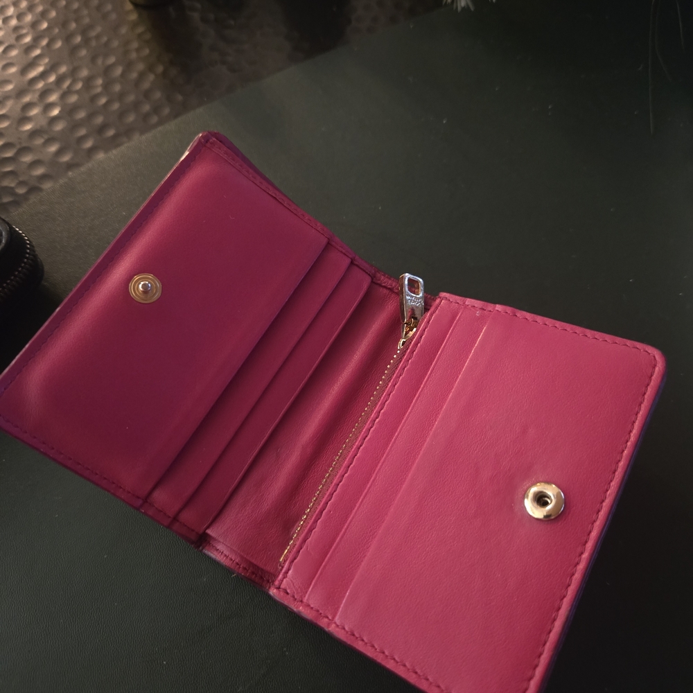 Dolce & Gabbana Pink Card Holder with Silver Logo - Picture 5 of 7